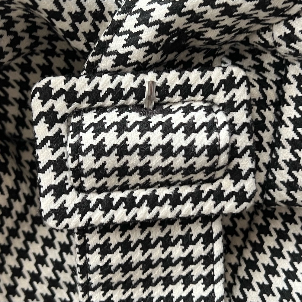 LOFT Black and White Houndstooth Pants Trousers NWOT Size 6 - Picture 5 of 9